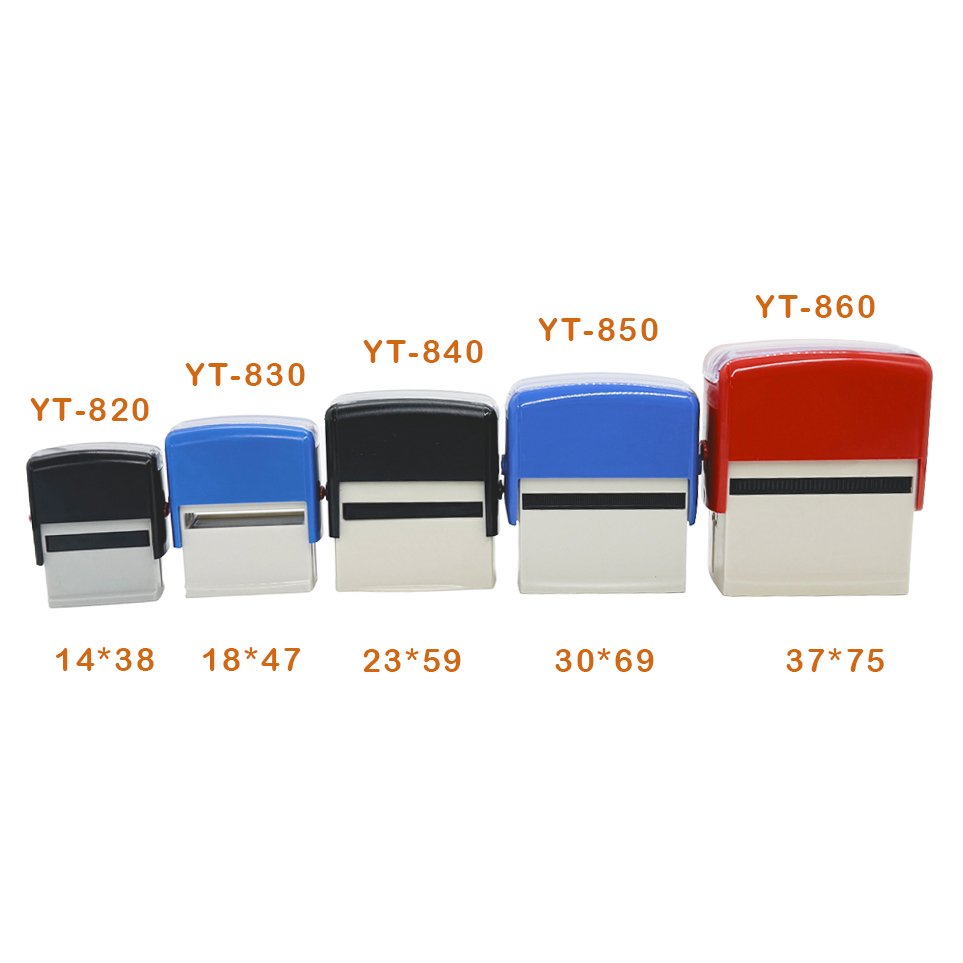 Wholesale ready to ship self inking Rubber large self inking stamp 60 x 90 self inking custom logo stamp