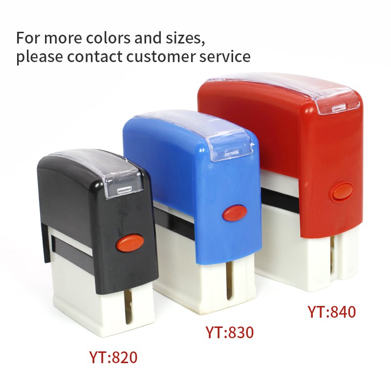 Wholesale ready to ship self inking Rubber large self inking stamp 60 x 90 self inking custom logo stamp