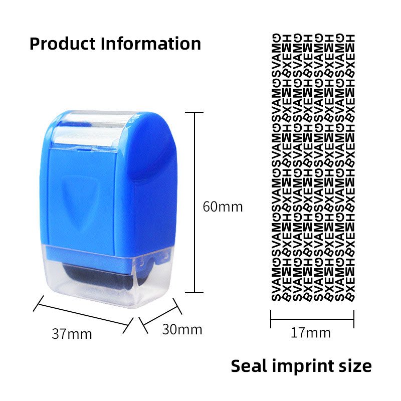 Personal Information Privacy Protection Seal Stamp Confidently Conceal Your Personal Data