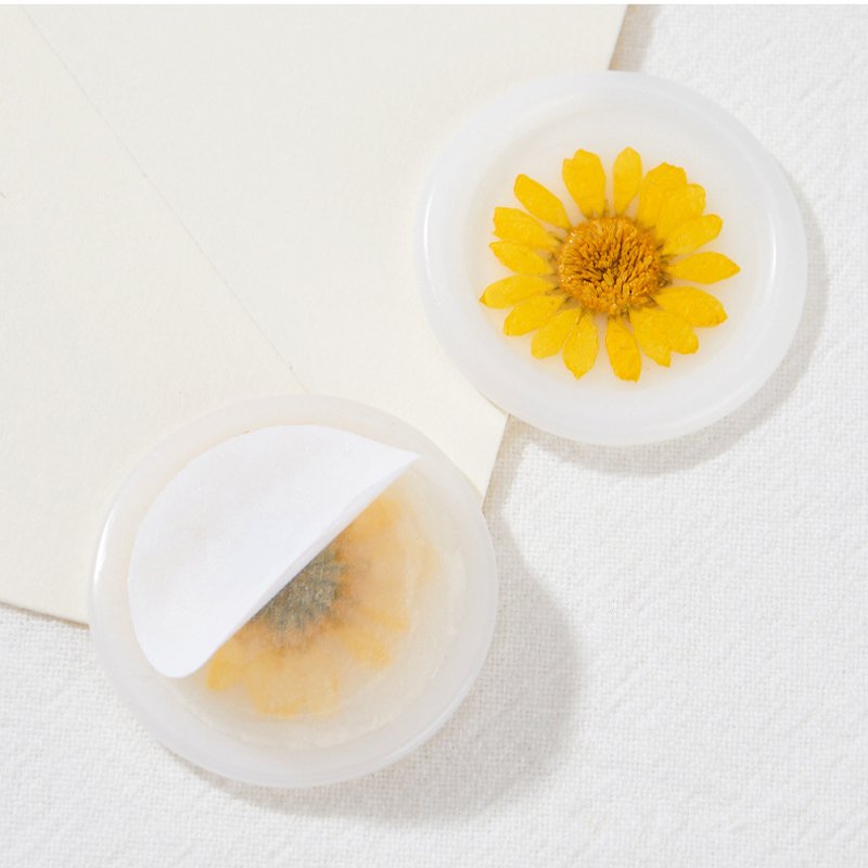 Dried Flower Self adhesive wax seal sticker wedding invite wax seals stamp stickers