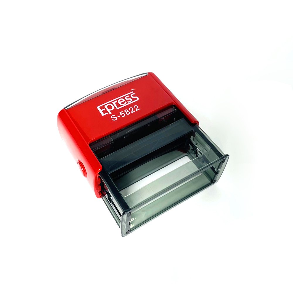 Mark Rubber Ink Personal Stamps 58 * 22 mm Office Seal Self Inking Rubber Stamp Automatic Fiscal Personal Logo Mark Stamps