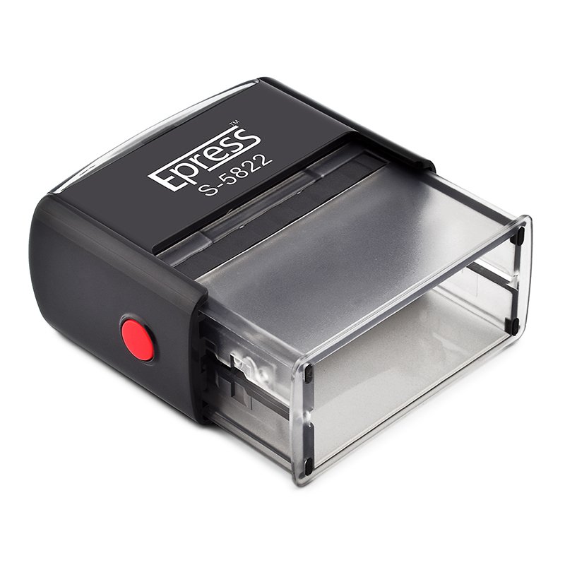 Mark Rubber Ink Personal Stamps 58 * 22 mm Office Seal Self Inking Rubber Stamp Automatic Fiscal Personal Logo Mark Stamps