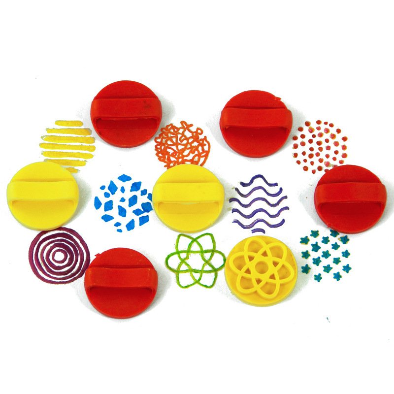 DIY Toy Rubber Stamp for Kid Creative Education Painting Craft Painting Seal