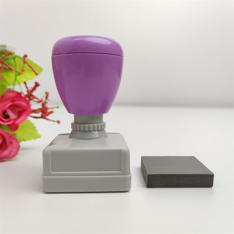 Personalized custom Stamps Pastel Flash Stamps Self Inking HA 30mm Colourful Rectangle Stamps