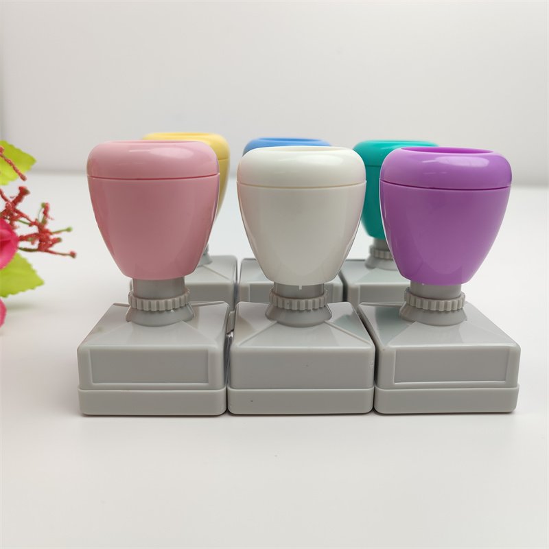 Personalized custom Stamps Pastel Flash Stamps Self Inking HA 30mm Colourful Rectangle Stamps