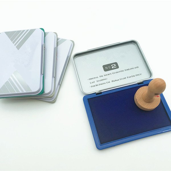 Hot Sale Colorful Good Quality Tin box inking Stamp Pad