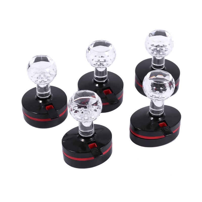 High Quality Double Foam Pad Flash Stamp With crystal handle