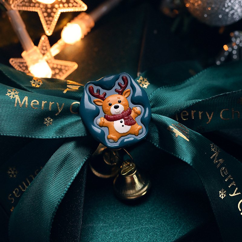 Wholesales Special-Shaped Christmas Series Deer Biscuits Ice Crystal Snowflakes Wax Seal Stamp Head