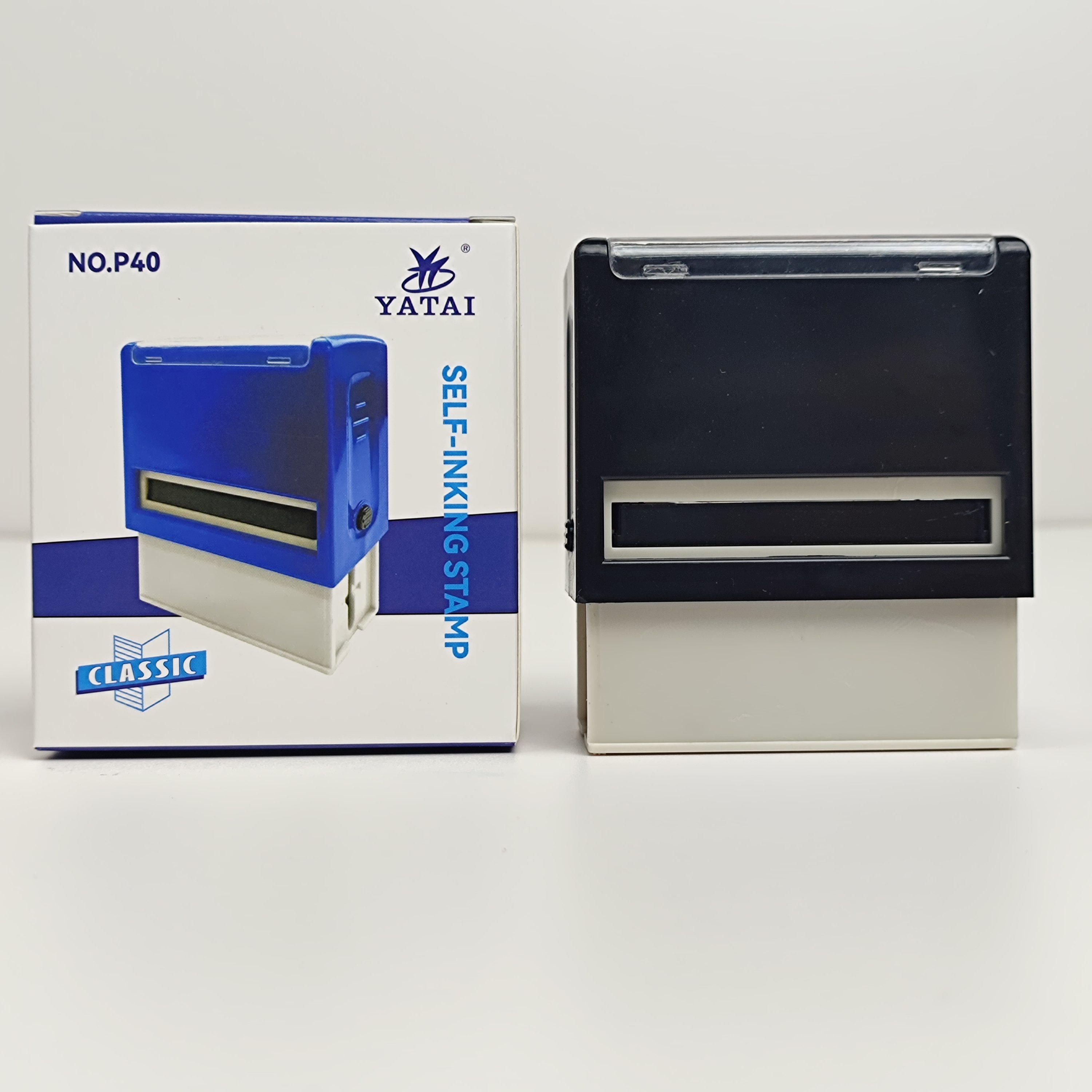 Rectangle Self-inking Custom Personalized Automatic Rubber Stamp For Office Personal Logo Stamp Office Stamp