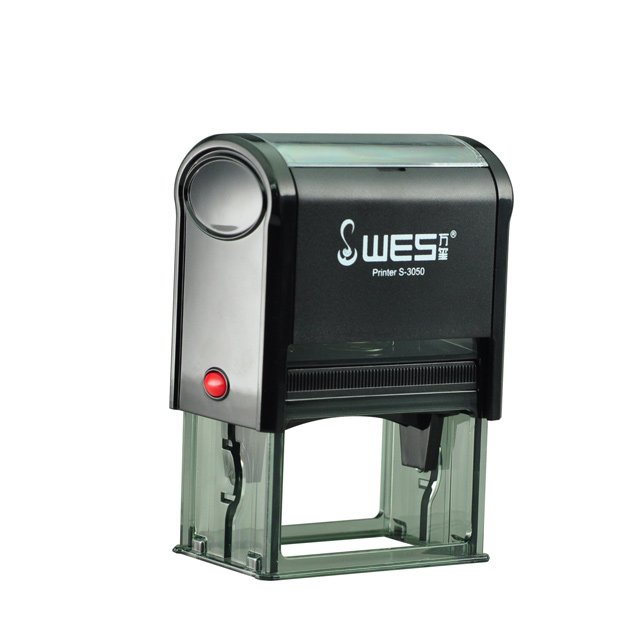 Hot sell self inking stamp 30*50mm rectangular sellos rubber stamp