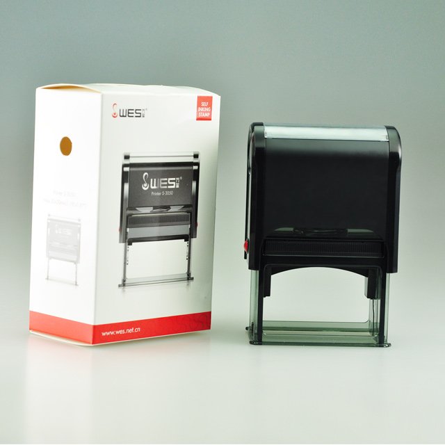 Hot sell self inking stamp 30*50mm rectangular sellos rubber stamp