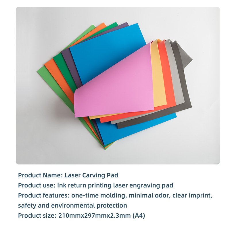 Self-Printed Laser Pad for Stamps Customizable Design Laser Stamp Tool