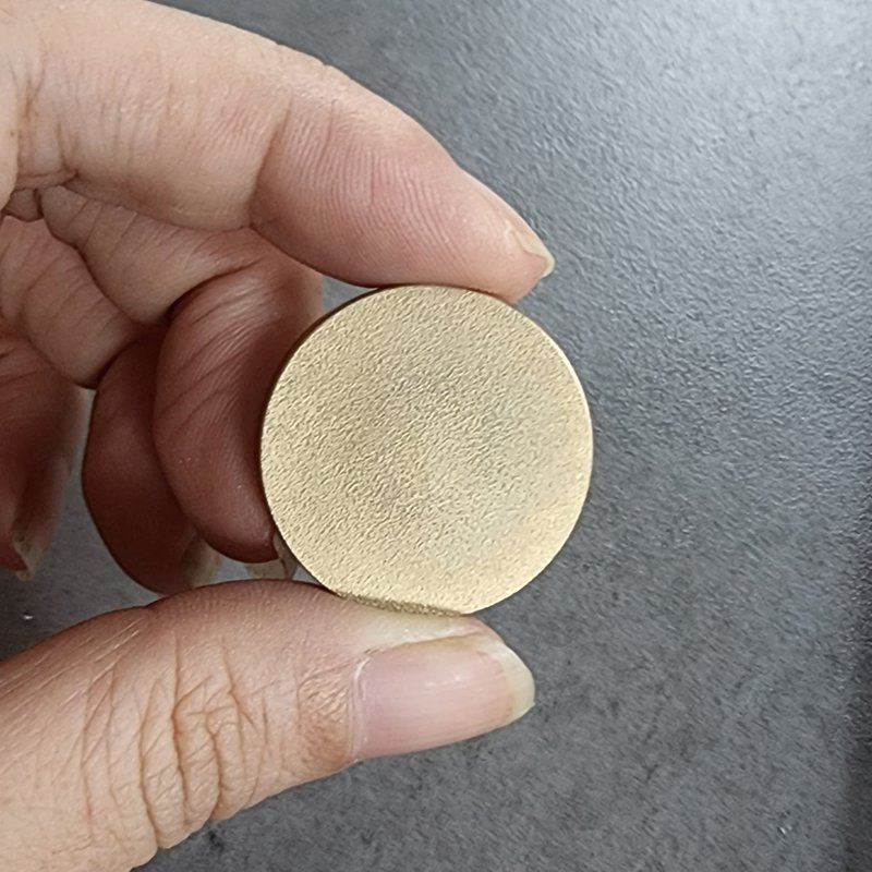 Hot Sale Frosted Brass Stamp Head 25mm 30mm Blank Stamp Head Copper High Quality Wax Stamp Head For Envelope Invitations Decor