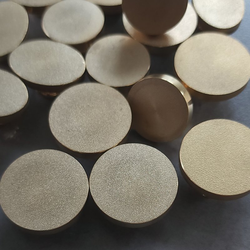 Hot Sale Frosted Brass Stamp Head 25mm 30mm Blank Stamp Head Copper High Quality Wax Stamp Head For Envelope Invitations Decor