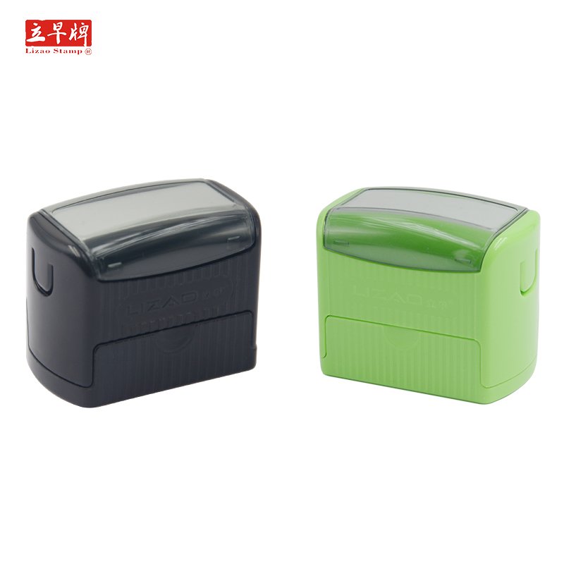 Corporate Vip Gift Office Custom Personalizable Stamp Pen Photosensitive Seal Pad Foam Self Inking Pen stamp material