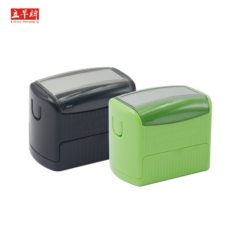 Corporate Vip Gift Office Custom Personalizable Stamp Pen Photosensitive Seal Pad Foam Self Inking Pen stamp material