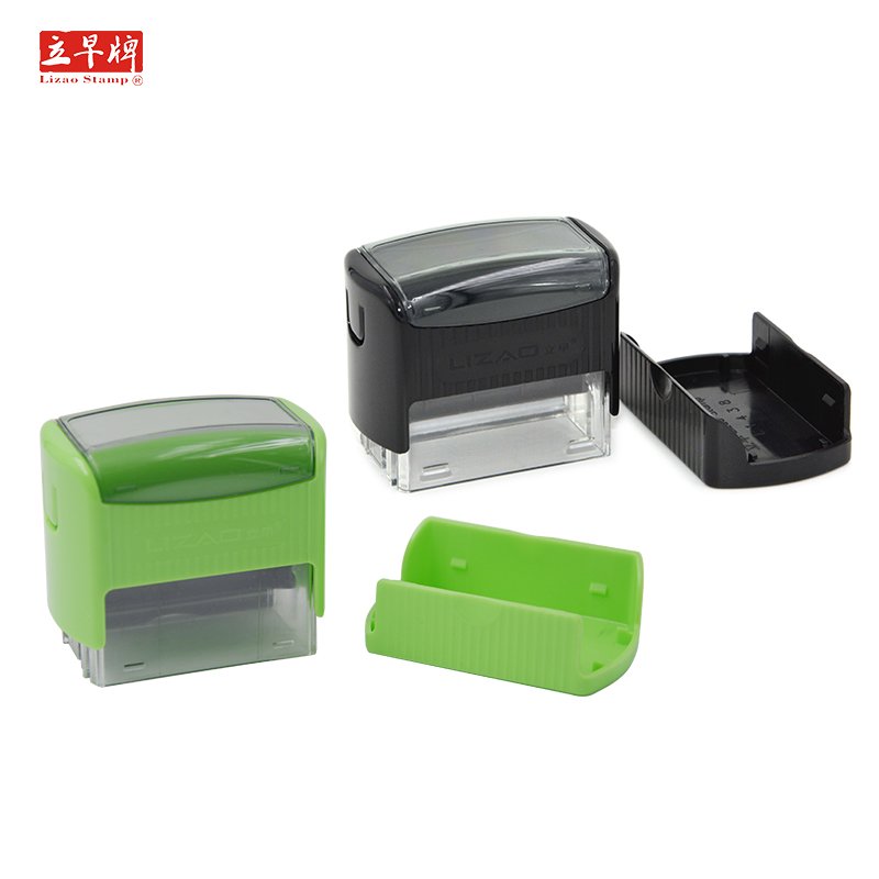 Corporate Vip Gift Office Custom Personalizable Stamp Pen Photosensitive Seal Pad Foam Self Inking Pen stamp material