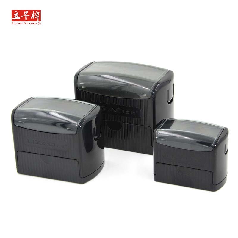 Corporate Vip Gift Office Custom Personalizable Stamp Pen Photosensitive Seal Pad Foam Self Inking Pen stamp material