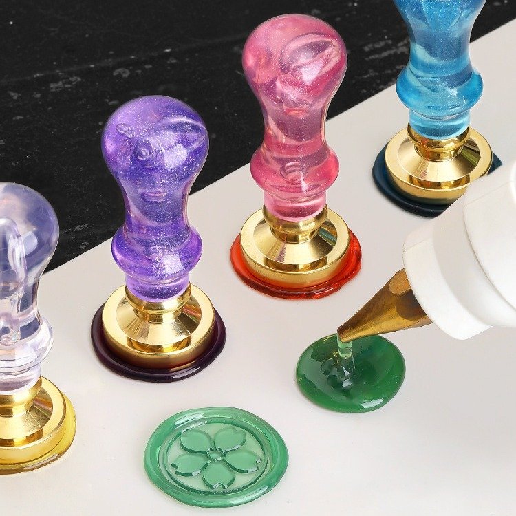 Ice crystal fireproof paint wax stick round semi transparent fireproof paint sealing wax hot melt gun manufacturer wholesale