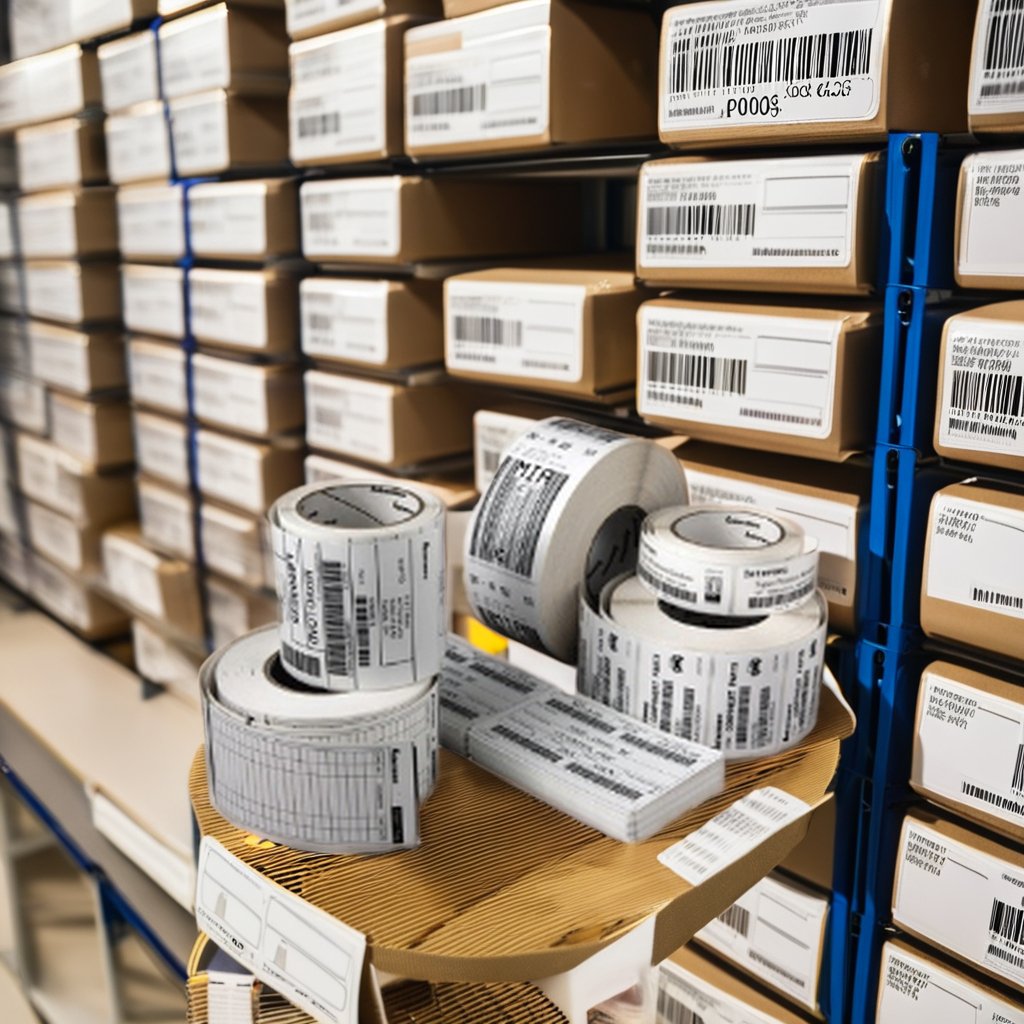 Label Barcode printed stamps Compliant with Regulations