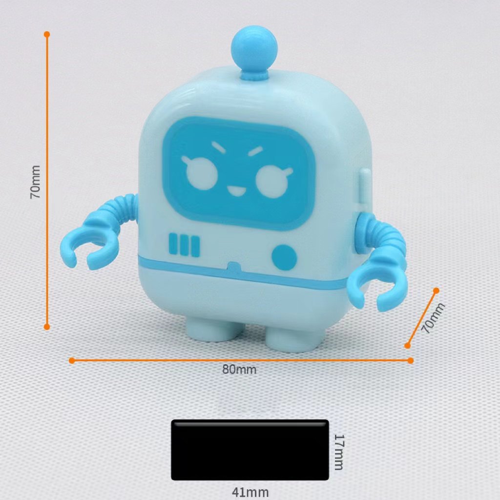 new arrival robot stamps office flash seal kids name stamp kid cloth stamp 17*41mm