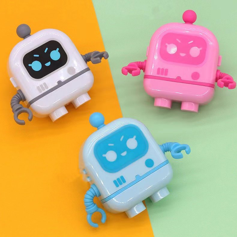 new arrival robot stamps office flash seal kids name stamp kid cloth stamp 17*41mm