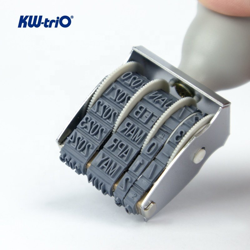 Digital Dater Stamp Imprints Date and Year Metal Frame for Office Stationery Stamp 4mm