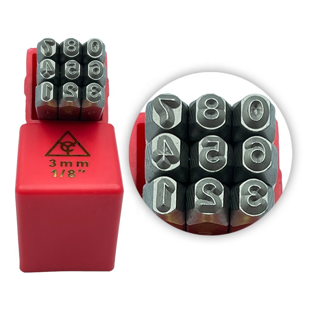 3mm Manufacturer provides number steel stamps