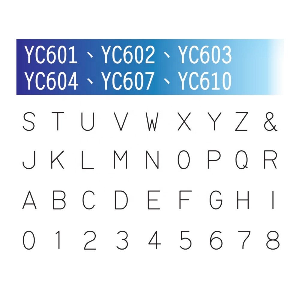 3mm Manufacturer provides number steel stamps