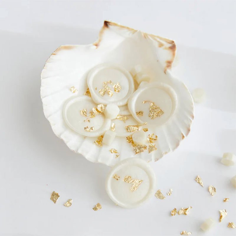 Wholesale Dried Flower Self adhesive wax seal sticker wedding invite wax seals stamp stickers