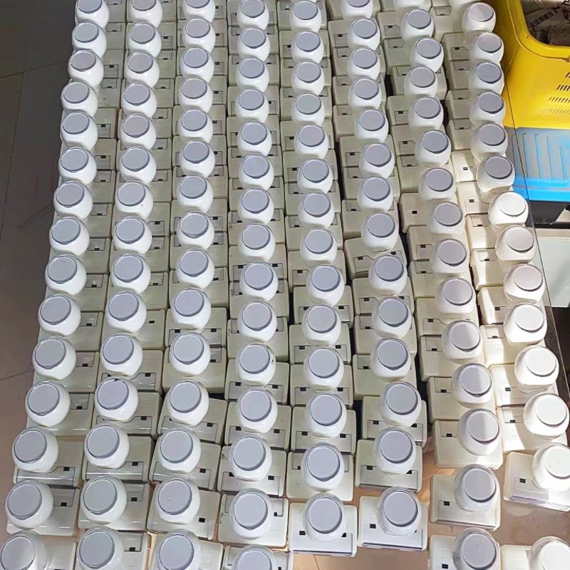 2050 assorted color office common flash rubber stamp.