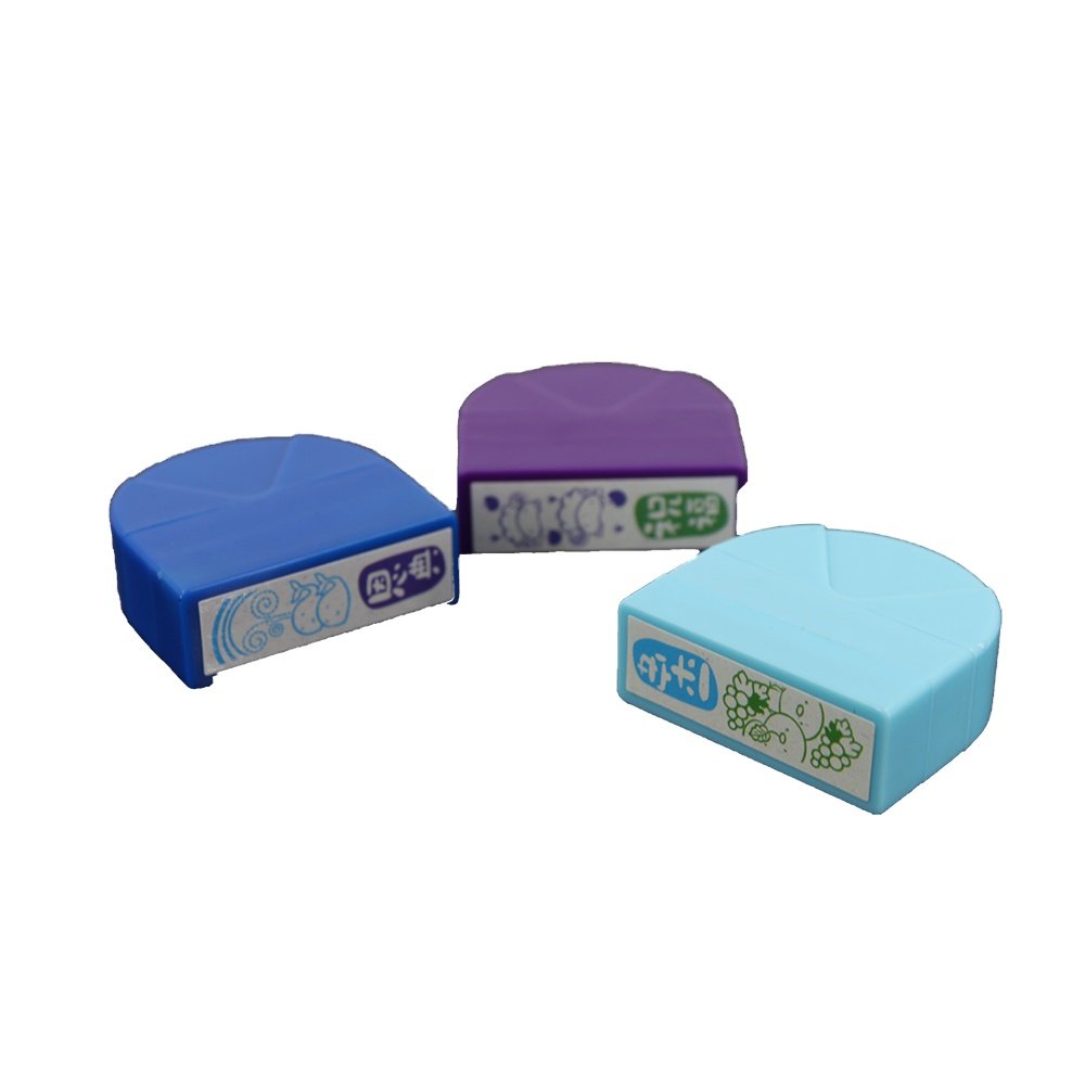 No.321 multiple colors plastic stamp for children