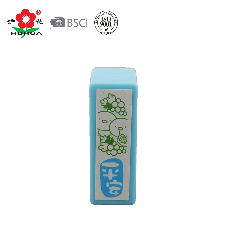 No.321 multiple colors plastic stamp for children