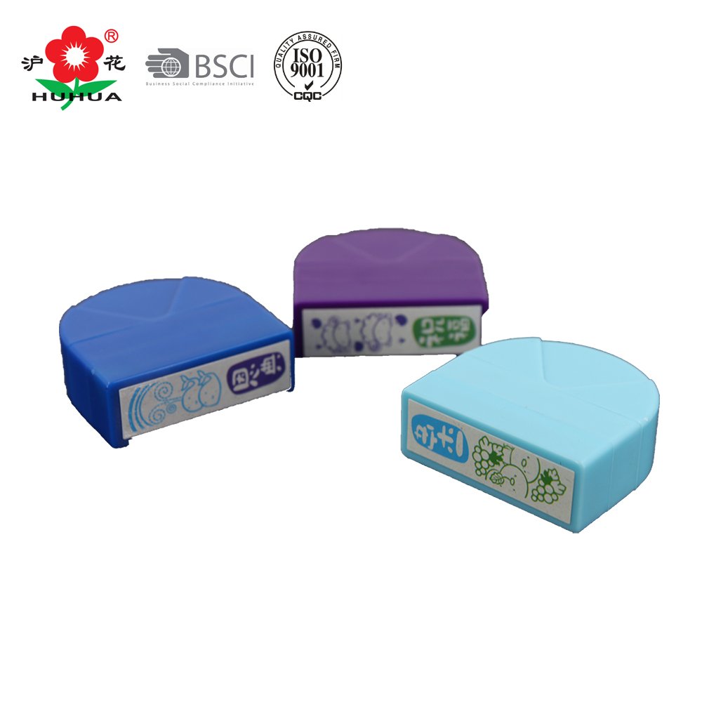 No.321 multiple colors plastic stamp for children