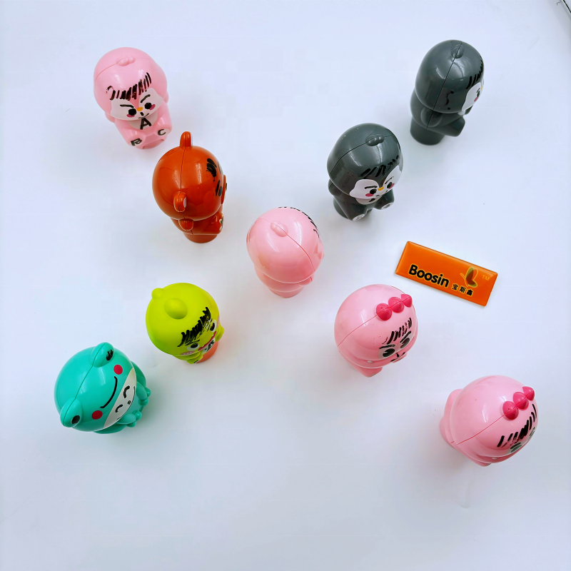 Hot Selling Children's Plastic Magic Stamp Creative Self-Inking Boxed Cartoon Sticker Seal Toys Customized