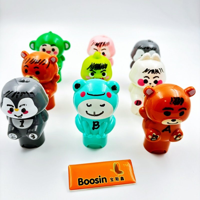 Hot Selling Children's Plastic Magic Stamp Creative Self-Inking Boxed Cartoon Sticker Seal Toys Customized