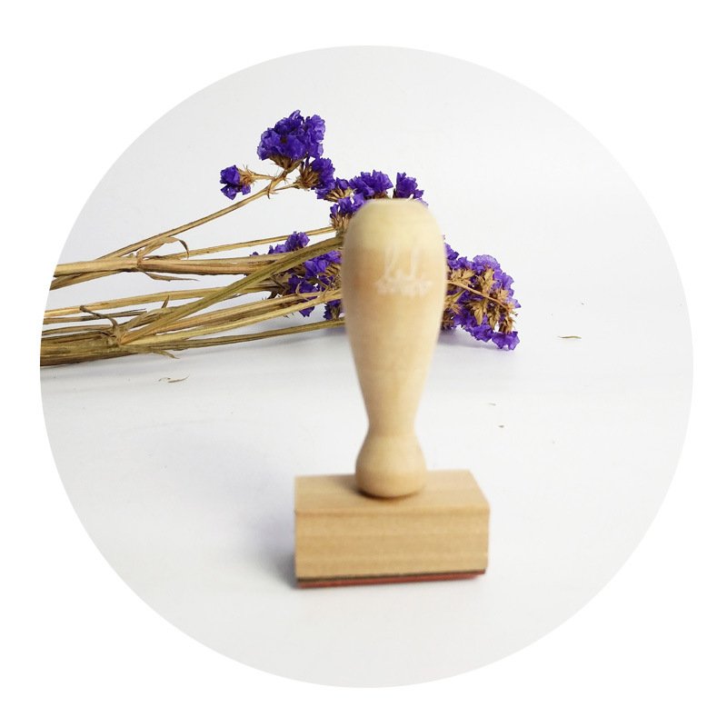 Hot sale wooden stamps for kids stamp handle wood wooden stamp toy