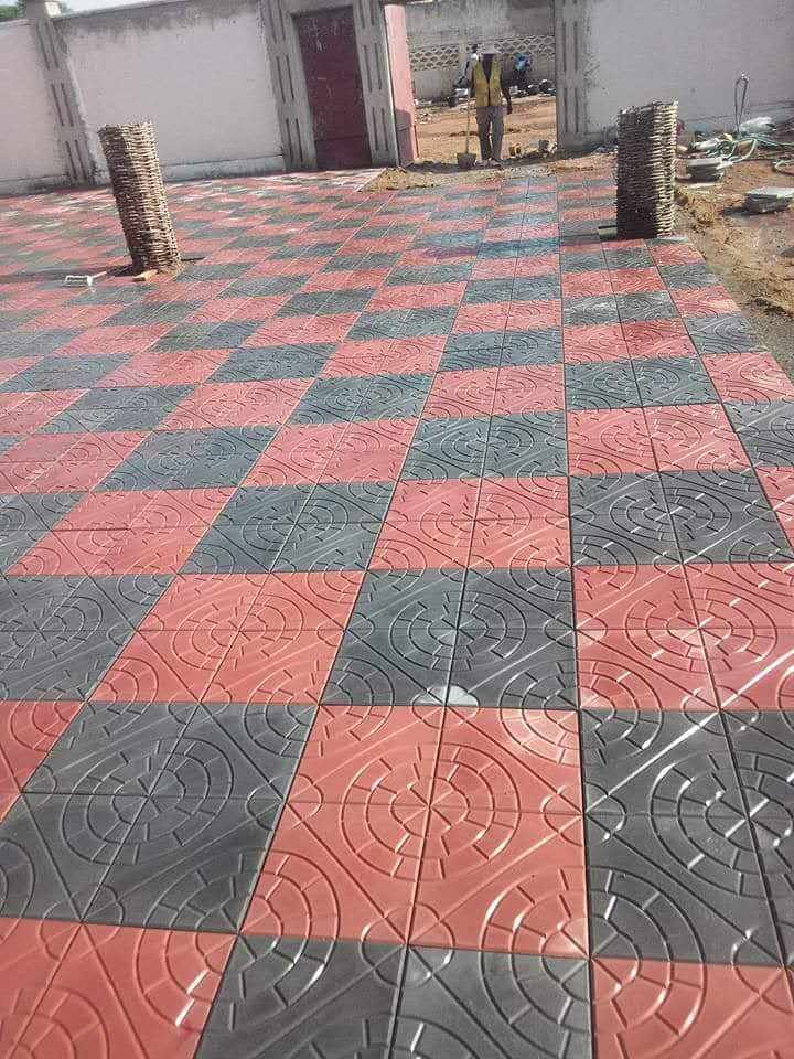 Chinese Factory Wholesale Precast Decorative Plastic Paver Mold Cement Brick Mould Stamp Concrete Block Molds