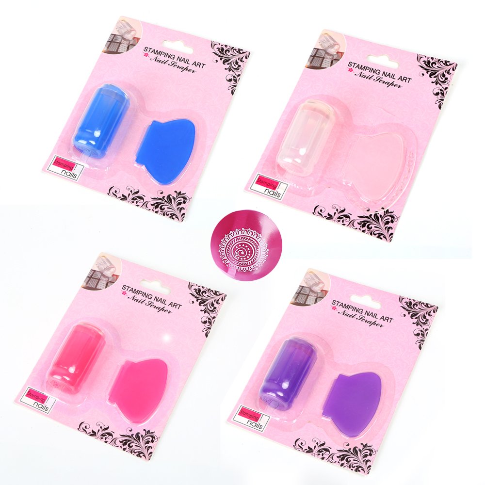 Set of Unique Nail Art Stamping Plates for Creative Manicures Nail Design Stamp Set