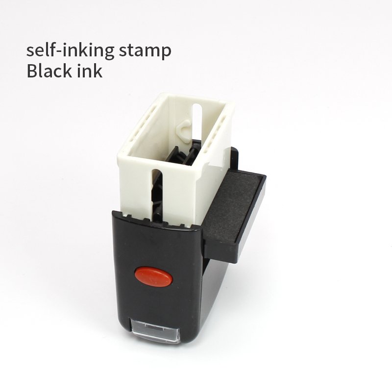 Factory Make Custom Small Or Big Size Self Inking Stamp Rubber Office Rubber Stamp With Ink Color And Ink Pad