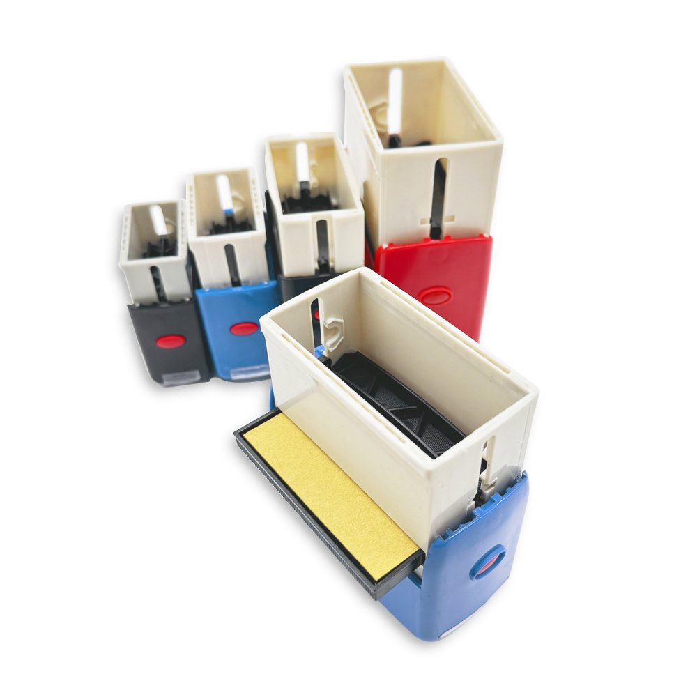 Factory Make Custom Small Or Big Size Self Inking Stamp Rubber Office Rubber Stamp With Ink Color And Ink Pad