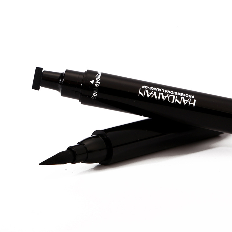 HANDAIYAN Stamp Eyeliner Waterproof Double-headed Seal Pen Cosmetic Makeup Long Lasting OEM ODM Bulk