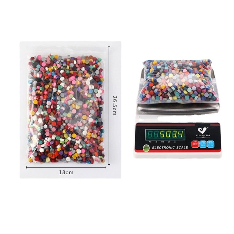 Octagonal bagged lacquer wax 500g/0.5kg, 88 colors, sealed wax beads, manufacturer wholesale