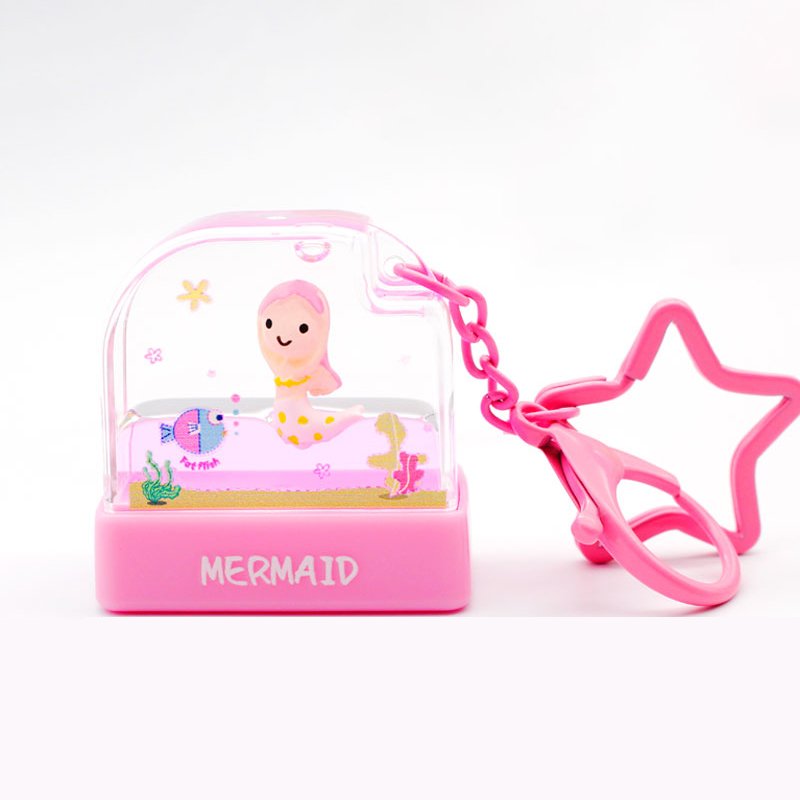 2024 Wholesale floating stamp fun water world flash ready to ship pre inked fabric washable kid stamp