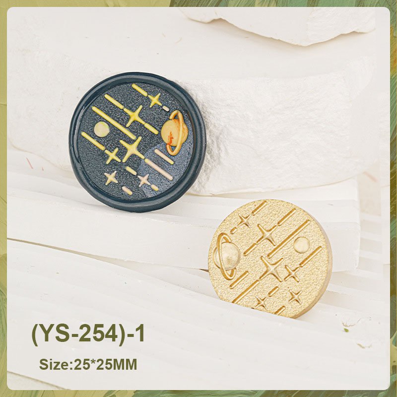 High Quality Wilderness Series White Walls And Black Tiles Sunset Glow Wax Seal Stamp Head