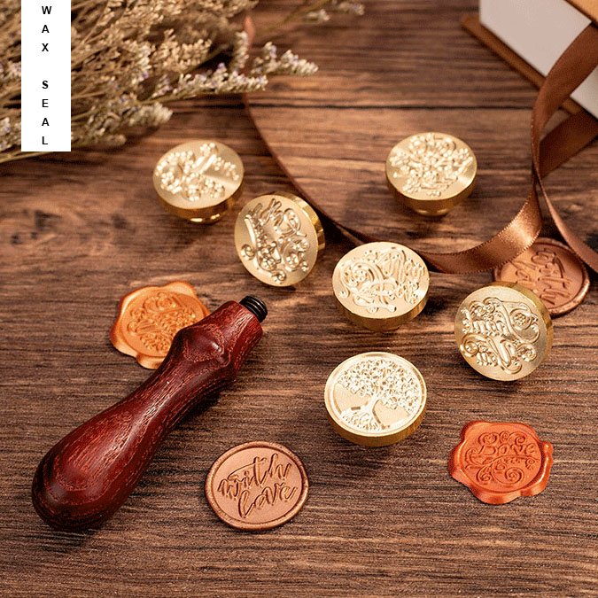 Hot selling Custom Embossing Wax Seal Stamps Seal Labels Sealing Wax Sticker with Your Design