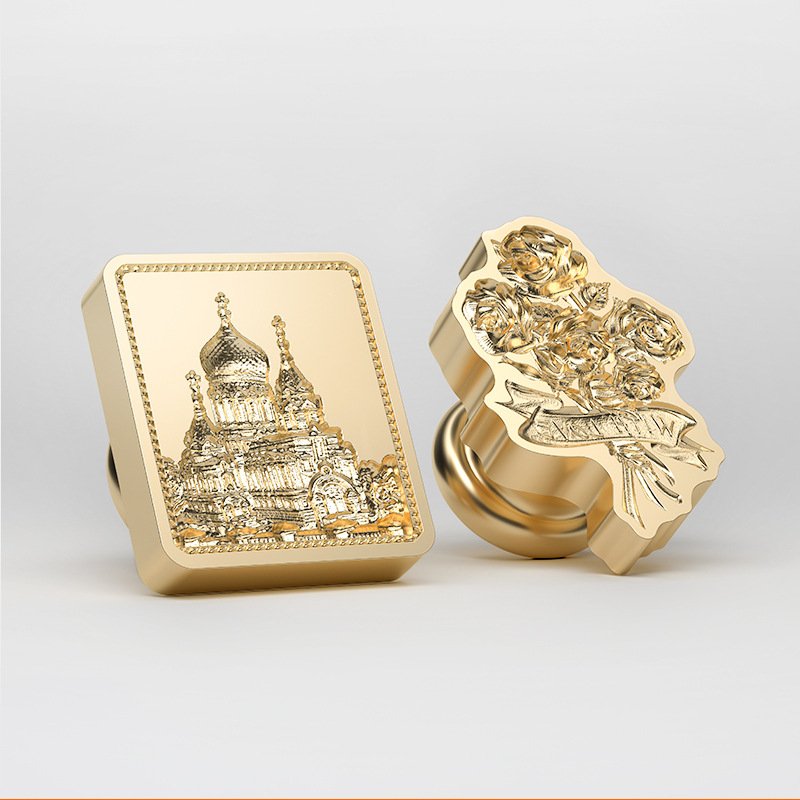Alien relief stamp avatar cute literature series handmade printing home wax printing/decoration/manufacturer wholesale