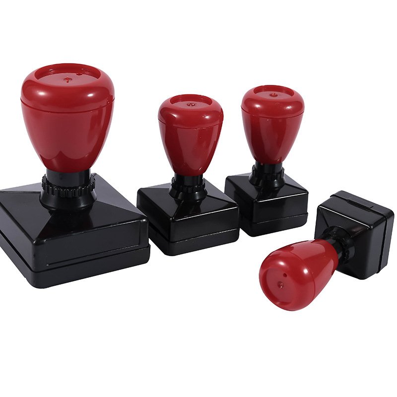 Factory Wholesale HA with 7mm Foam Atom Stamp Custom Rubber Teacher Flash Stamp Handle Ink Stationary