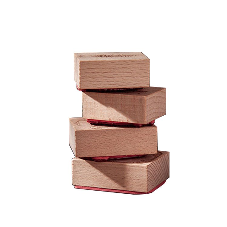 High Quality alphabet wooden letter rubber stamp stempel aus holz