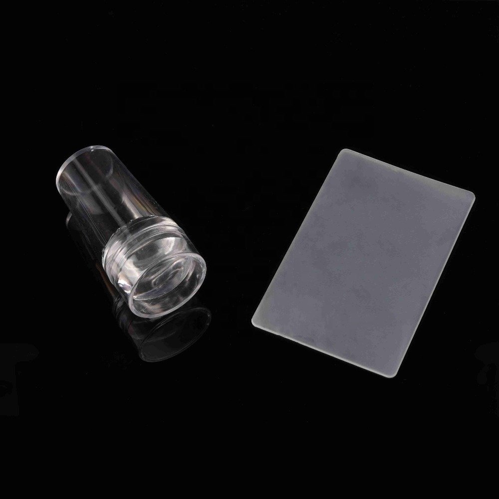 New Hot Selling 1set Nail Stamping Tool Nail Art Stamper Scraper Set